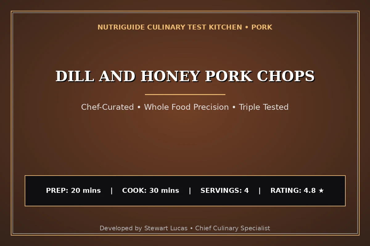 Dill And Honey Pork Chops