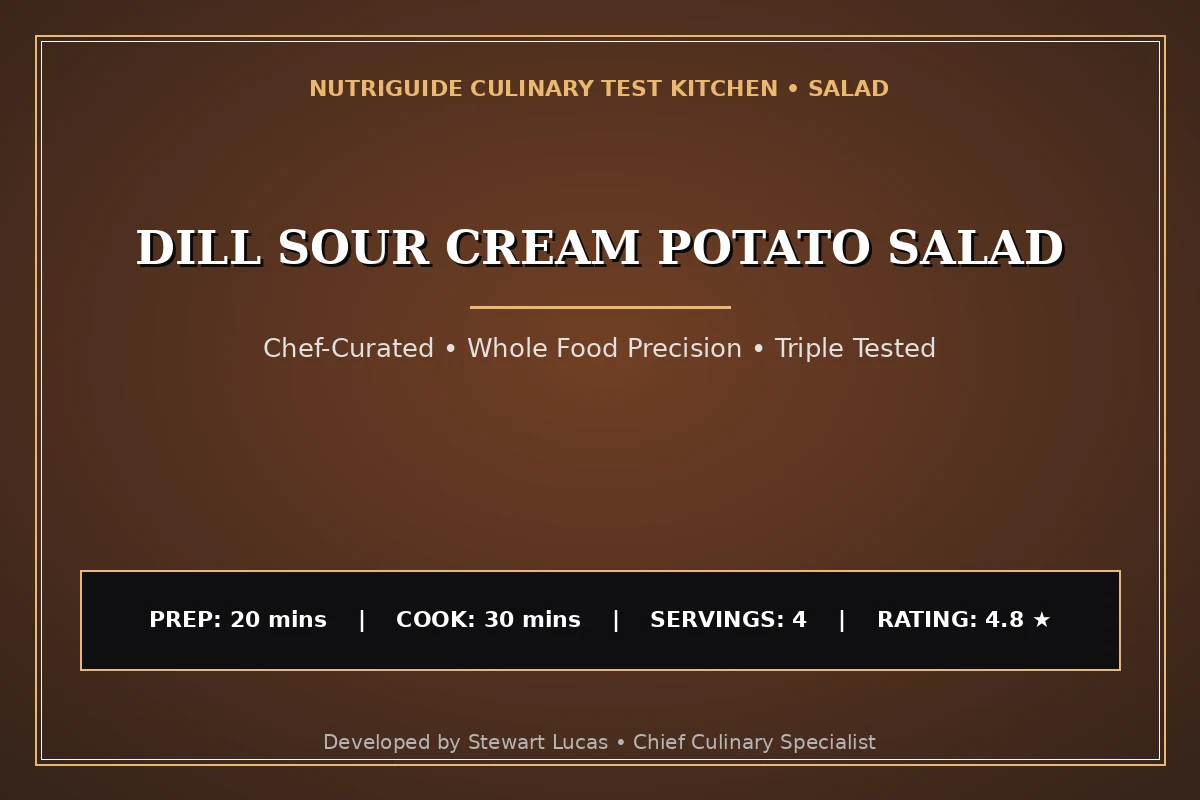 Dill Sour Cream Potato Salad