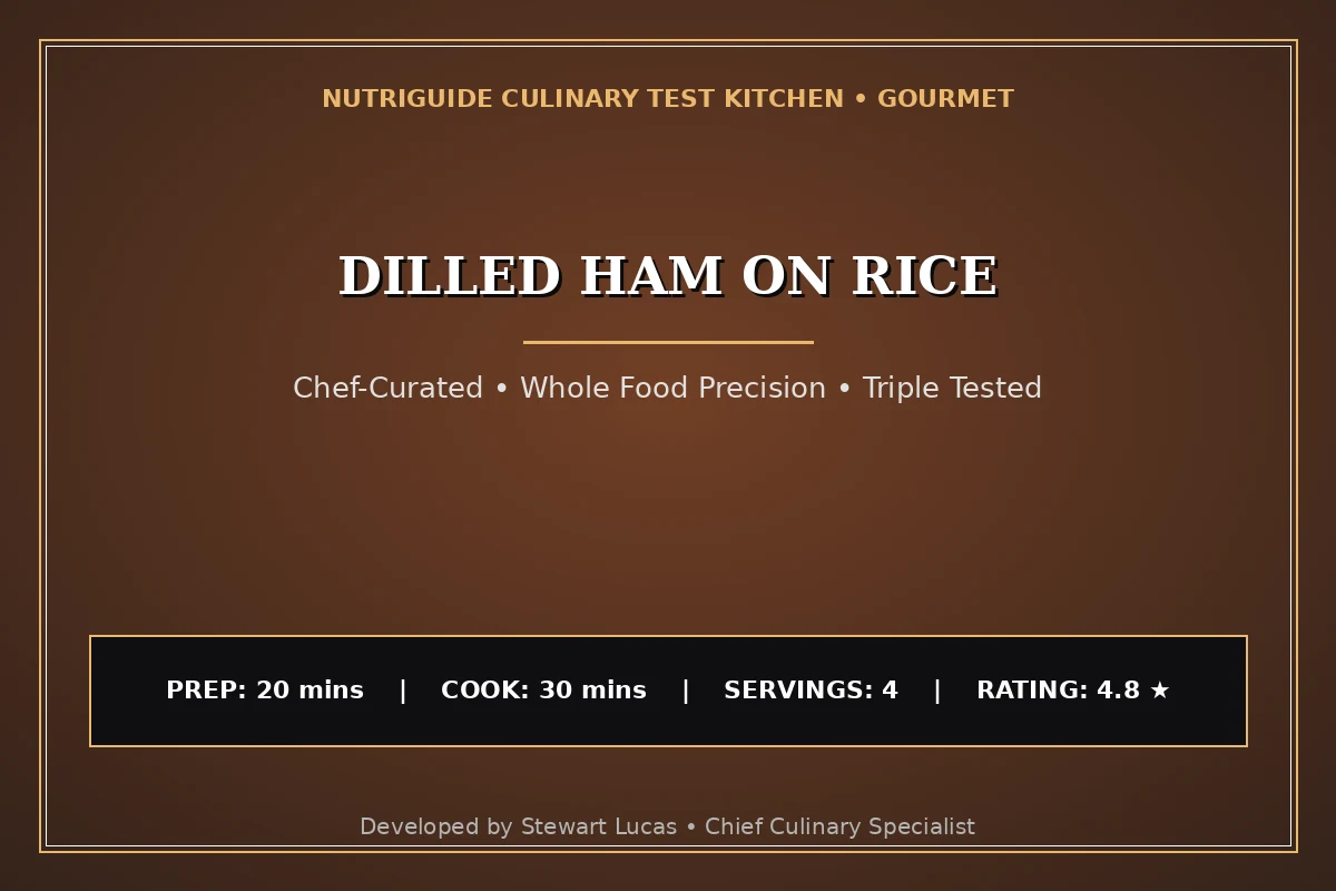 Dilled Ham On Rice