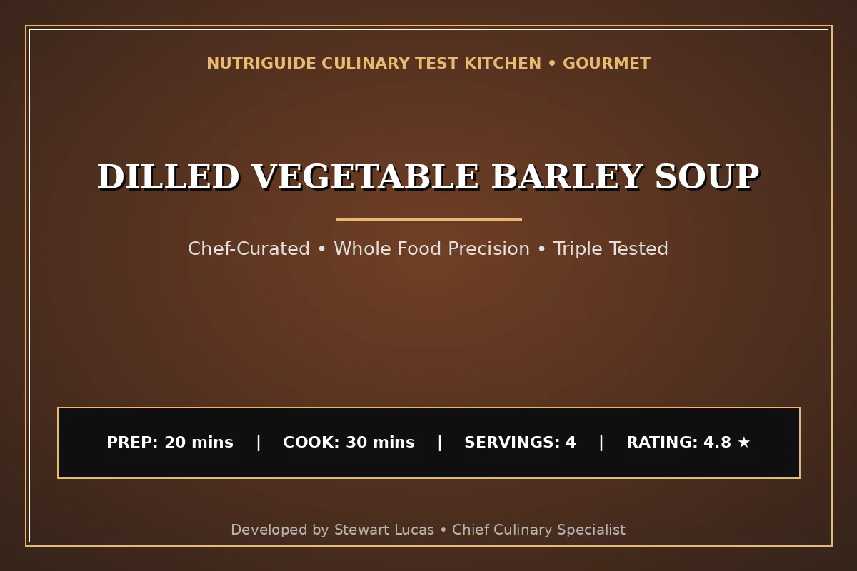 Dilled Vegetable Barley Soup