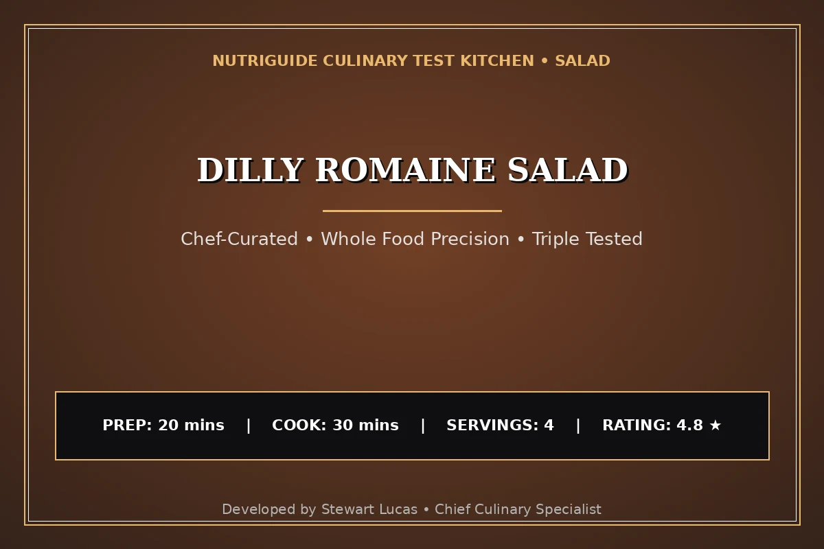 Dilly Romaine Salad