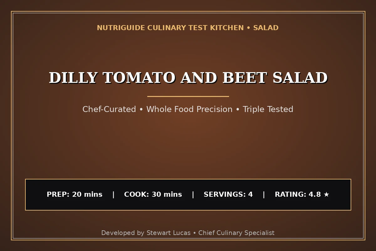 Dilly Tomato And Beet Salad