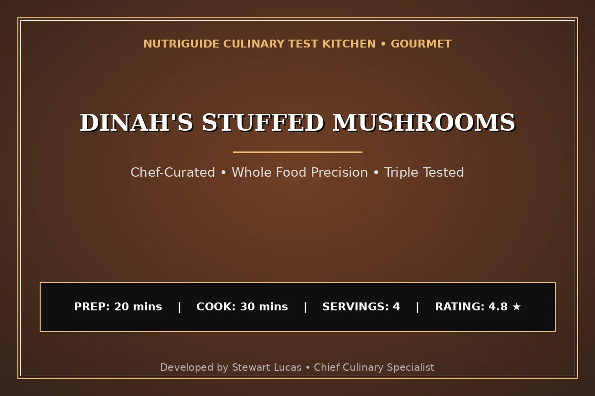 Dinah'S Stuffed Mushrooms