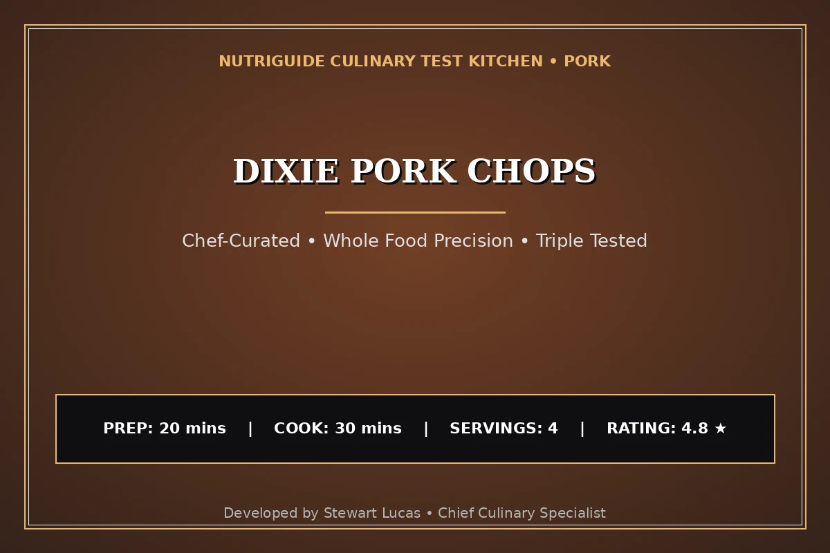 Dixie Pork Chops