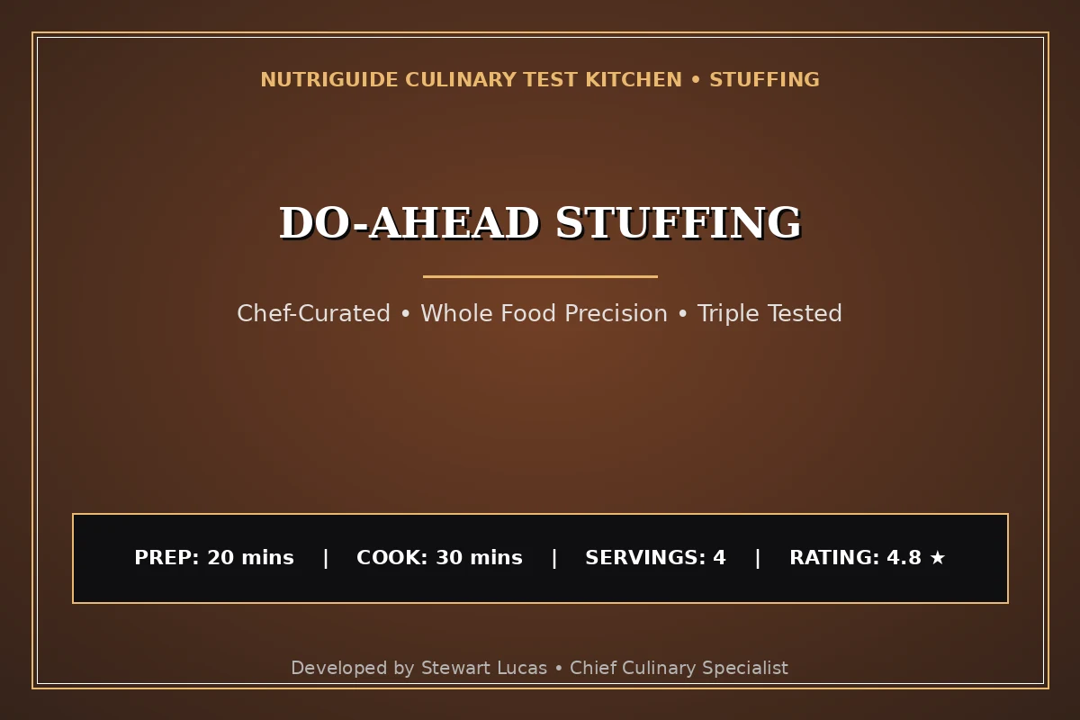 Do-Ahead Stuffing