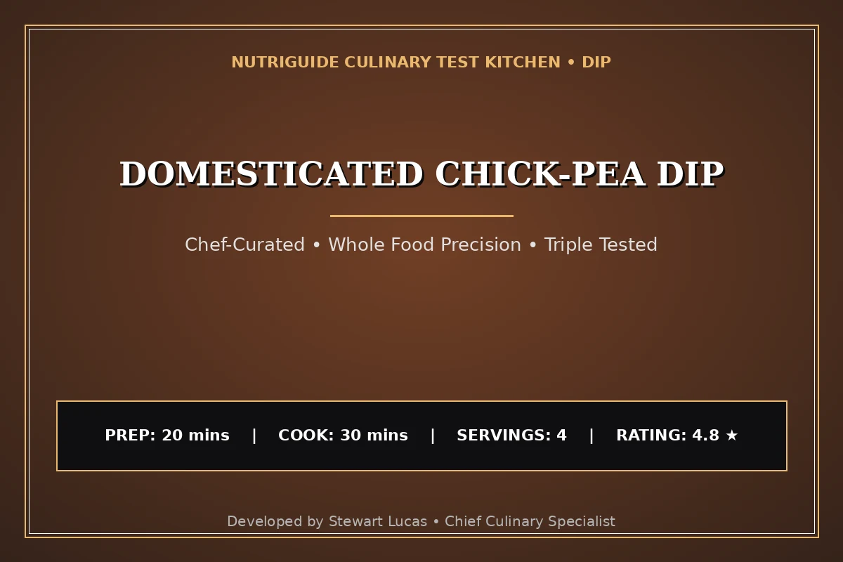 Domesticated Chick-Pea Dip