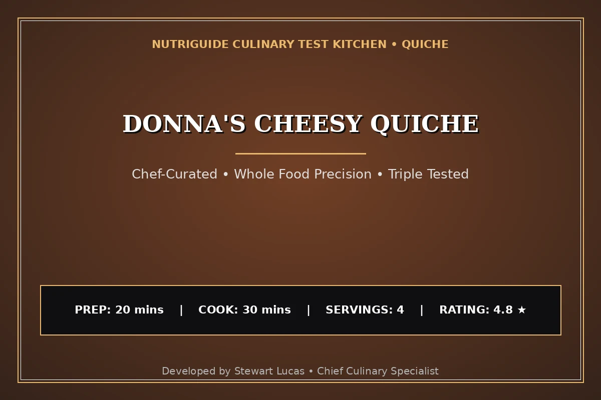 Donna'S Cheesy Quiche