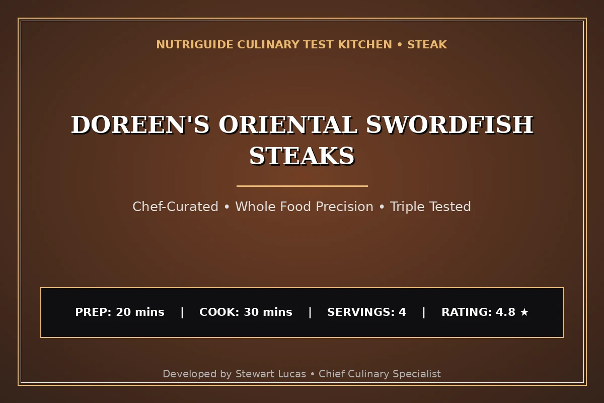 Doreen'S Oriental Swordfish Steaks