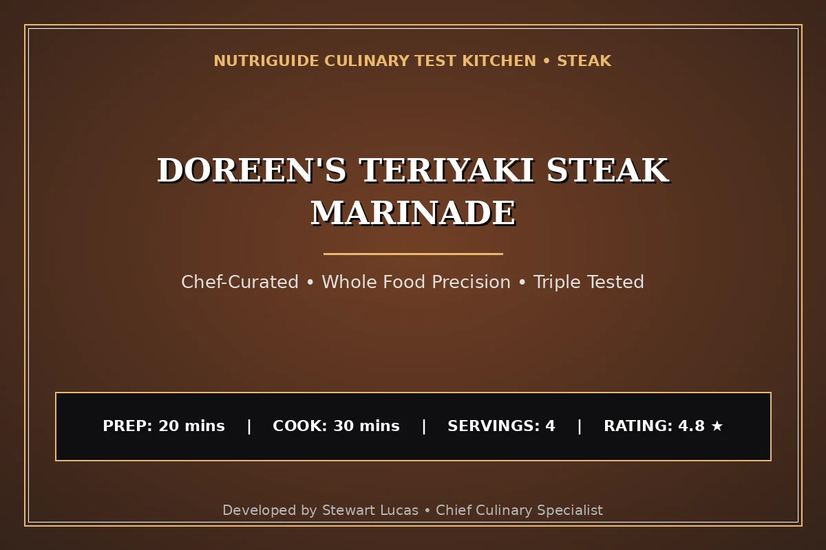 Doreen'S Teriyaki Steak Marinade