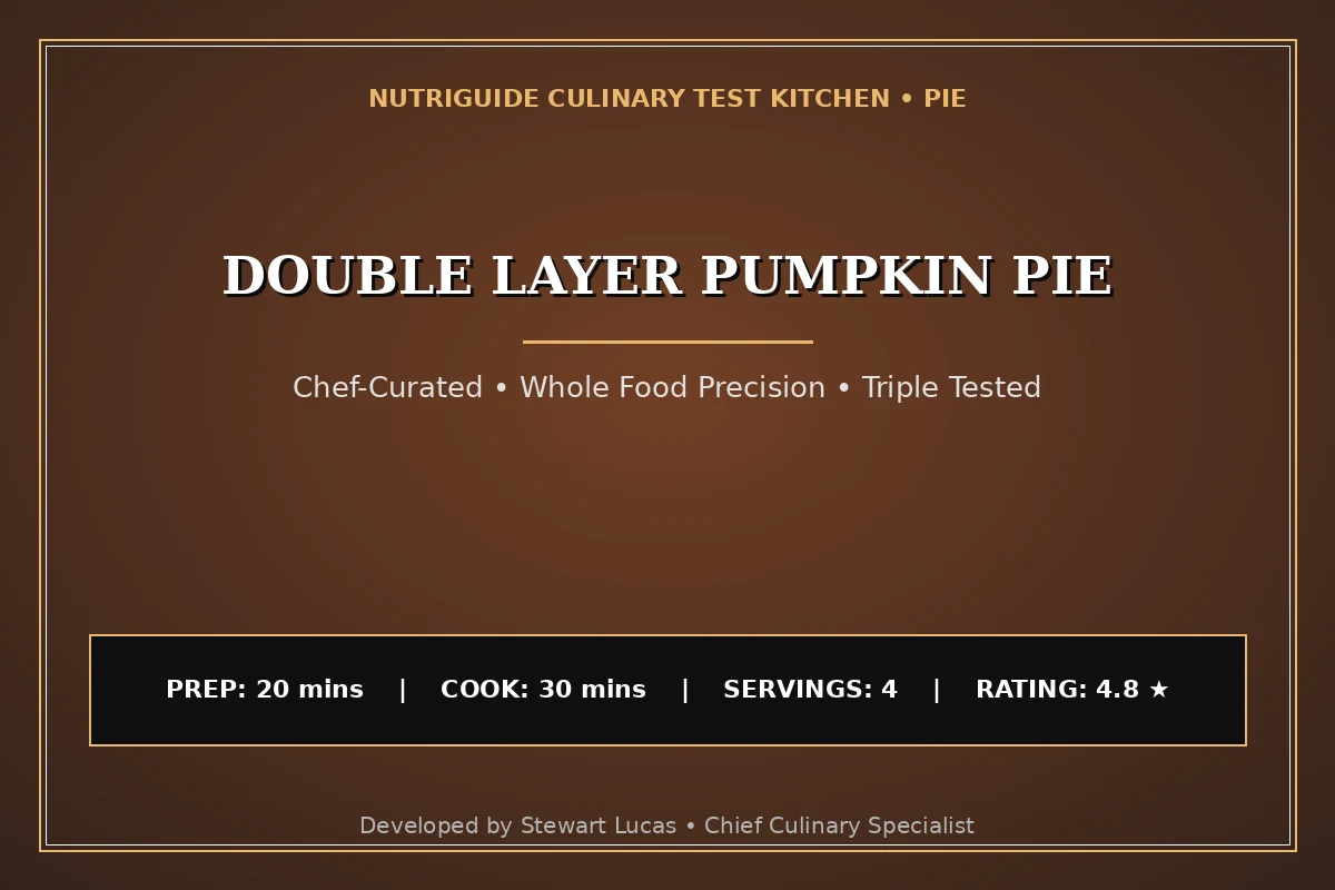 Double Layer Pumpkin Pie