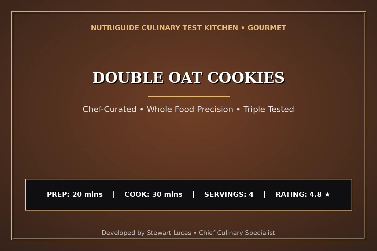 Double Oat Cookies