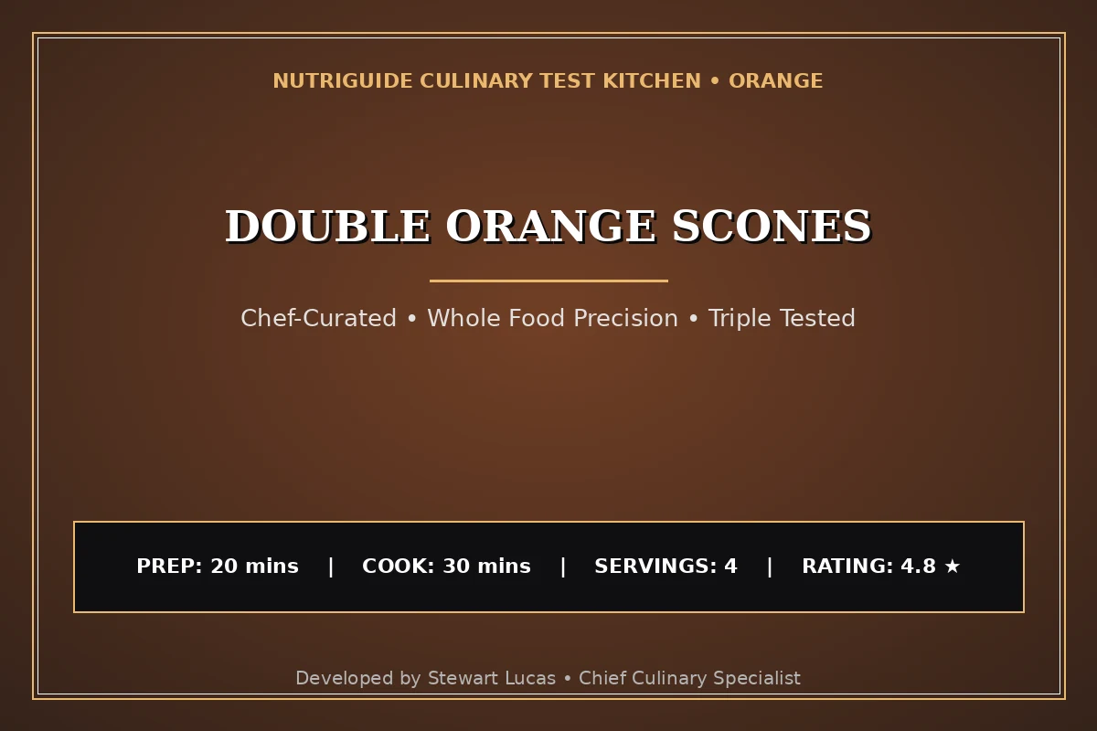 Double Orange Scones