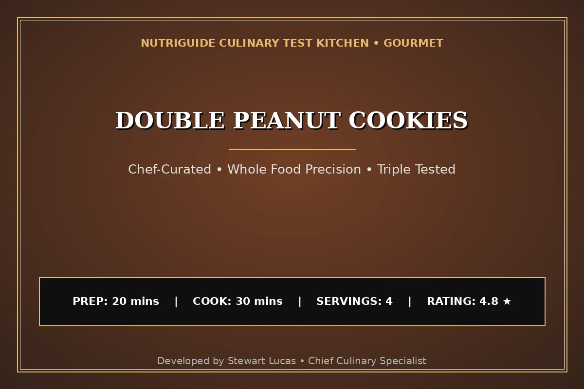 Double Peanut Cookies