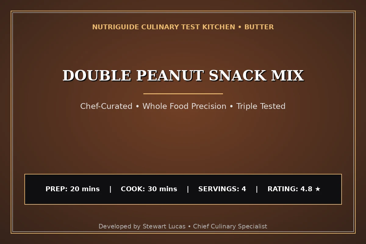 Double Peanut Snack Mix