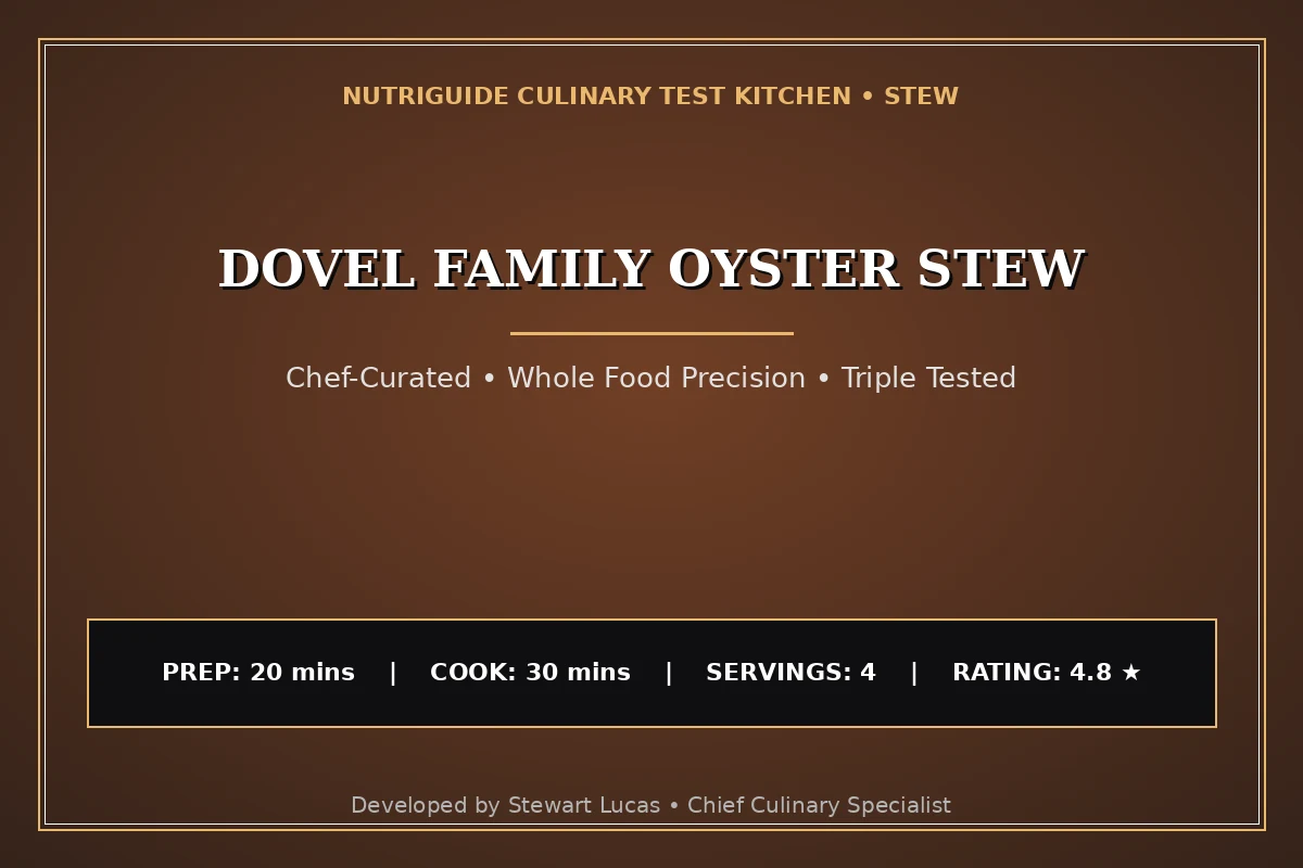 Dovel Family Oyster Stew