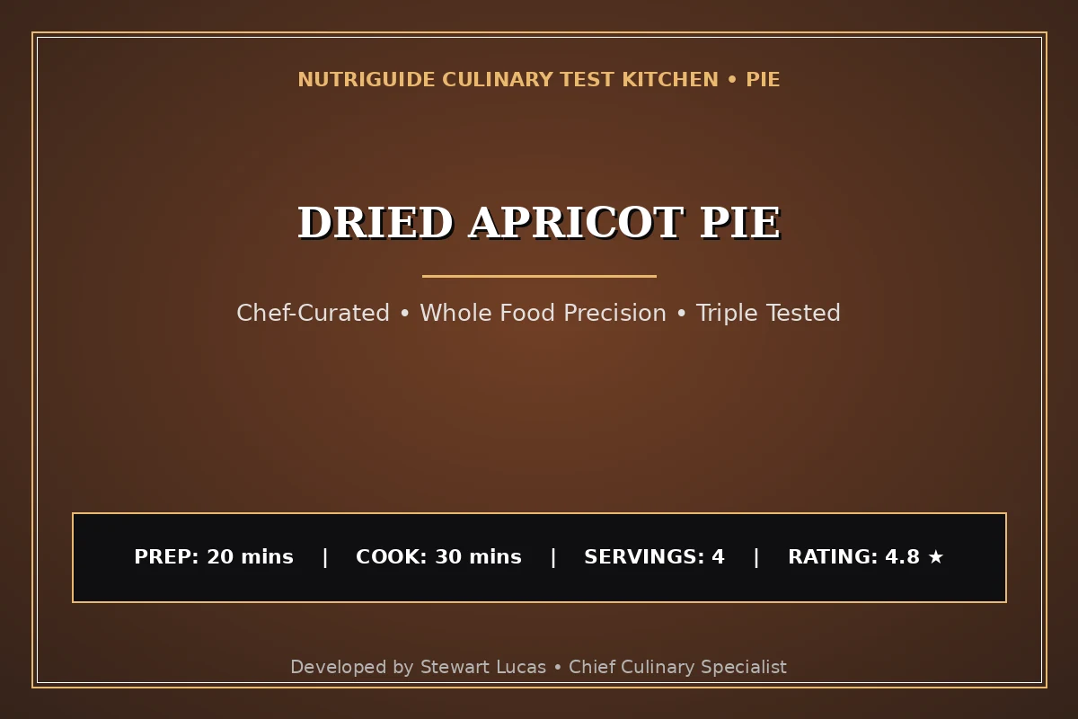 Dried Apricot Pie