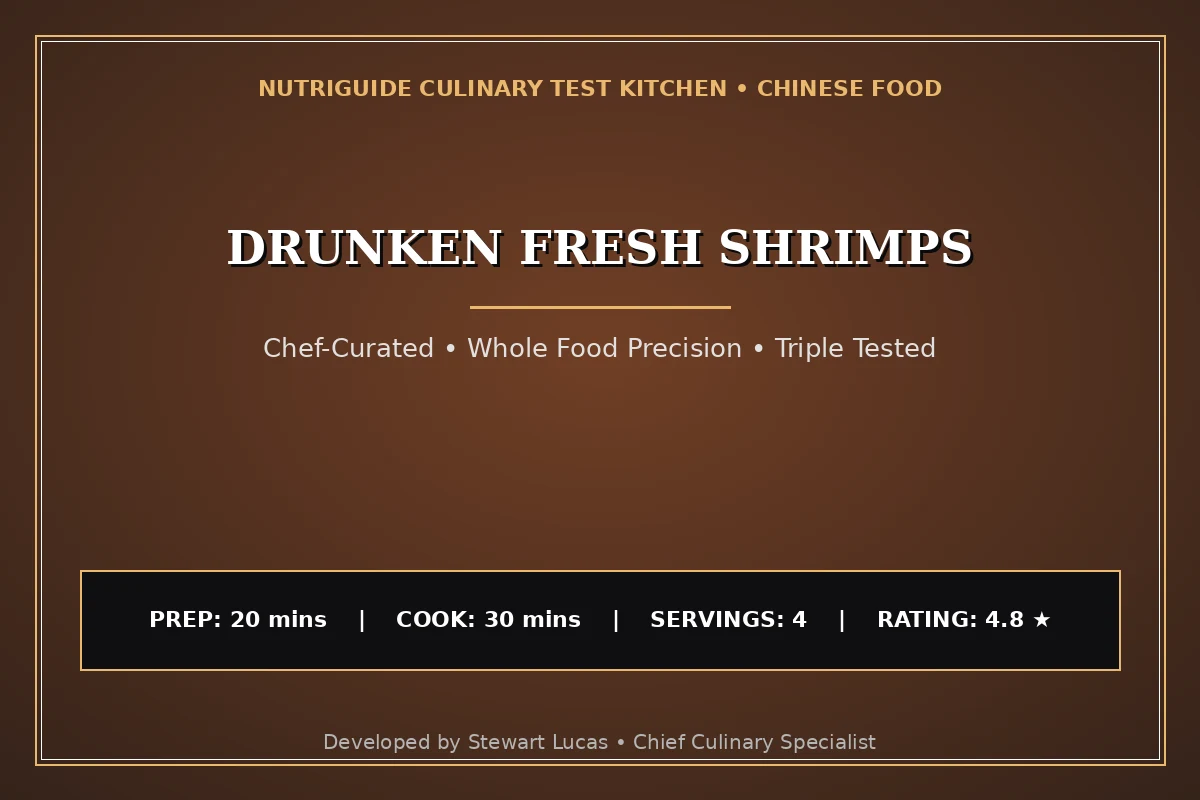 Drunken Fresh Shrimps