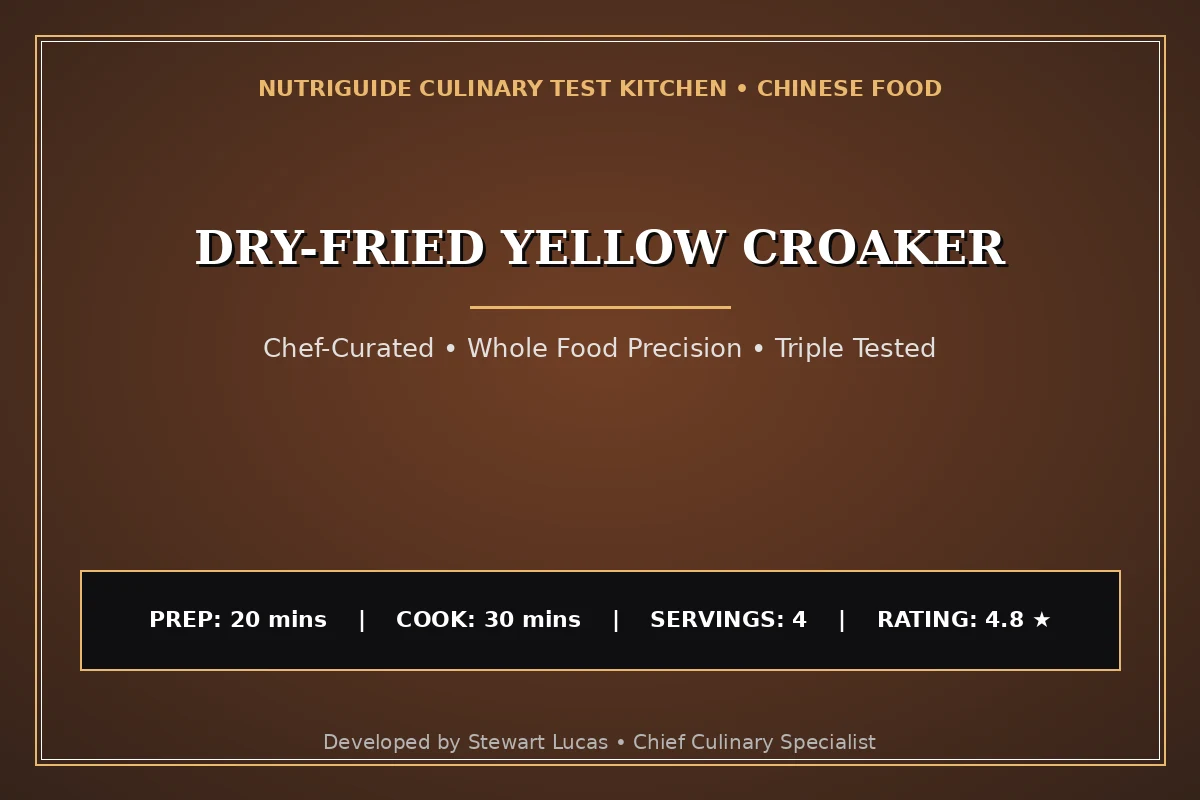 Dry-Fried Yellow Croaker