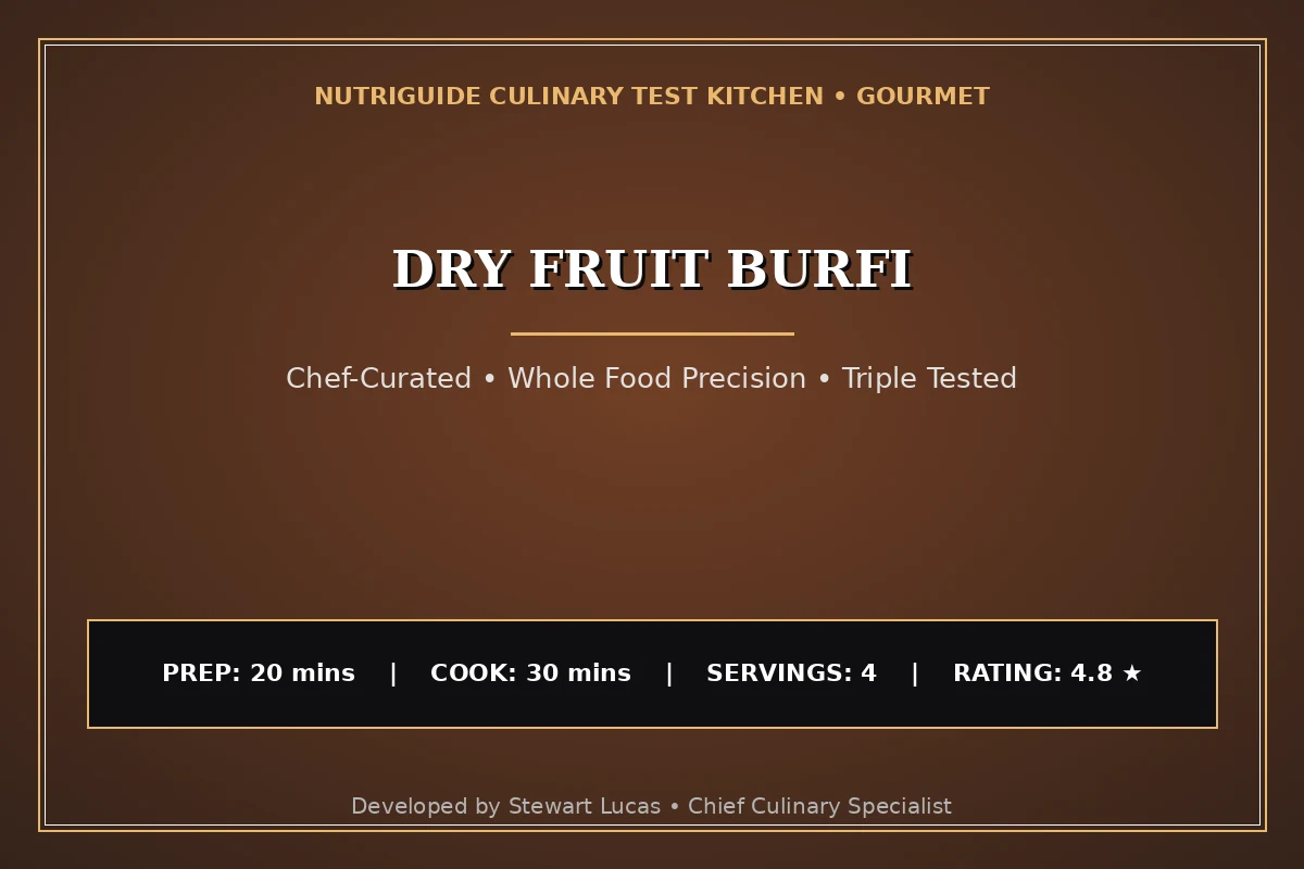 Dry Fruit Burfi