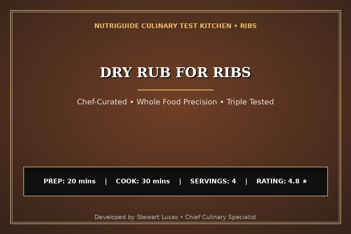 Dry Rub For Ribs
