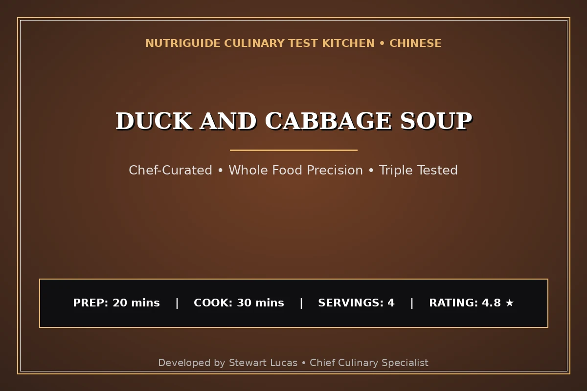 Duck And Cabbage Soup