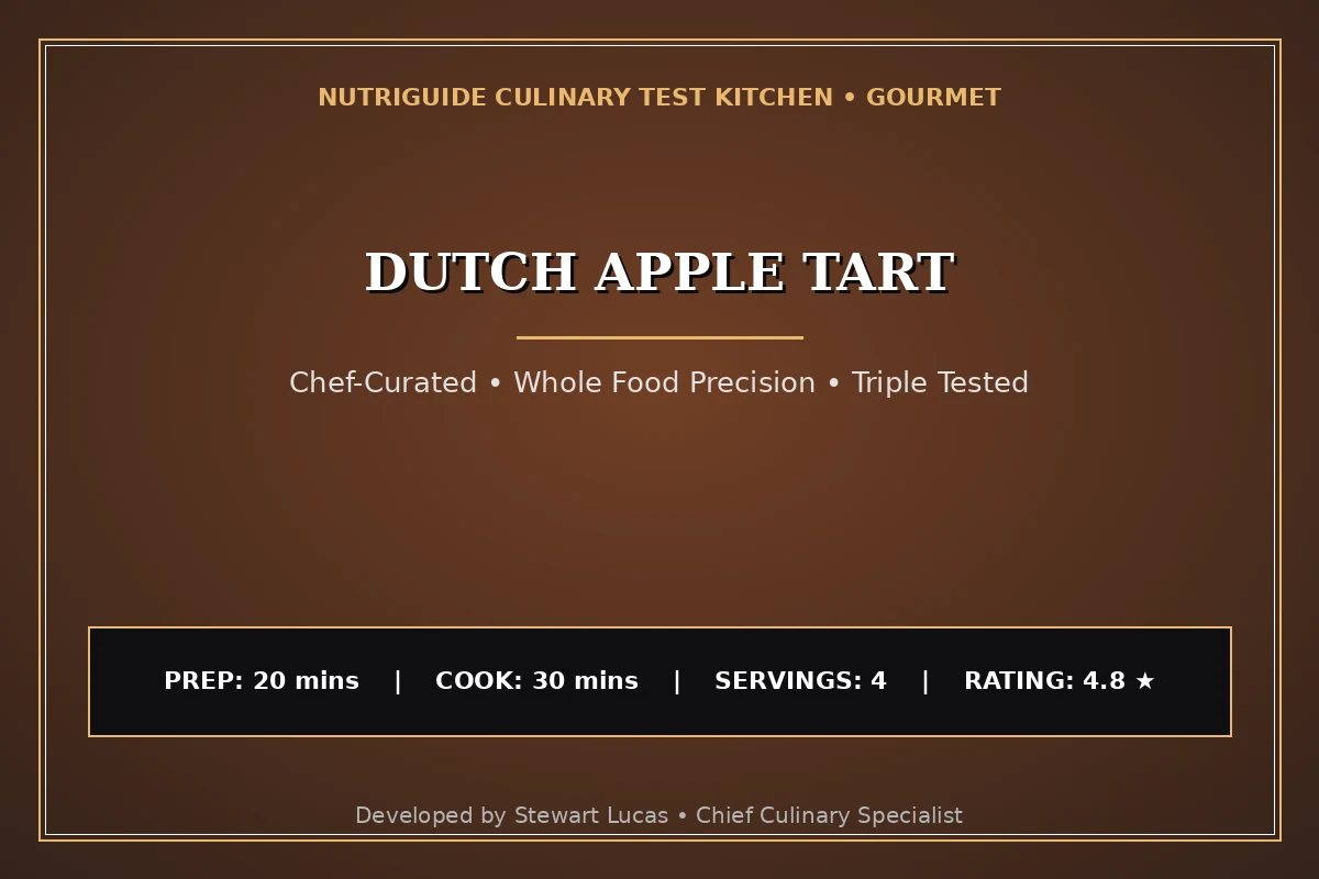 Dutch Apple Tart