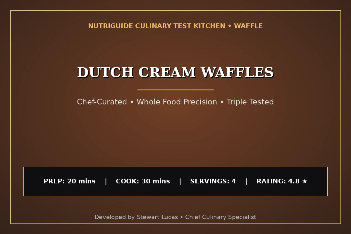 Dutch Cream Waffles