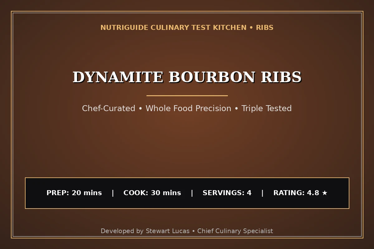 Dynamite Bourbon Ribs