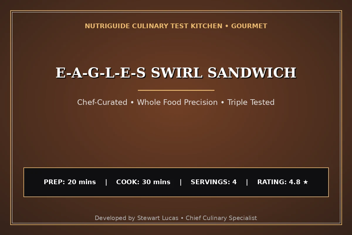 E-A-G-L-E-S Swirl Sandwich