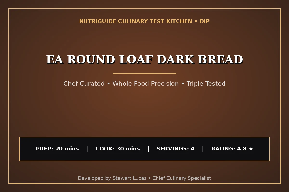 Ea Round Loaf Dark Bread