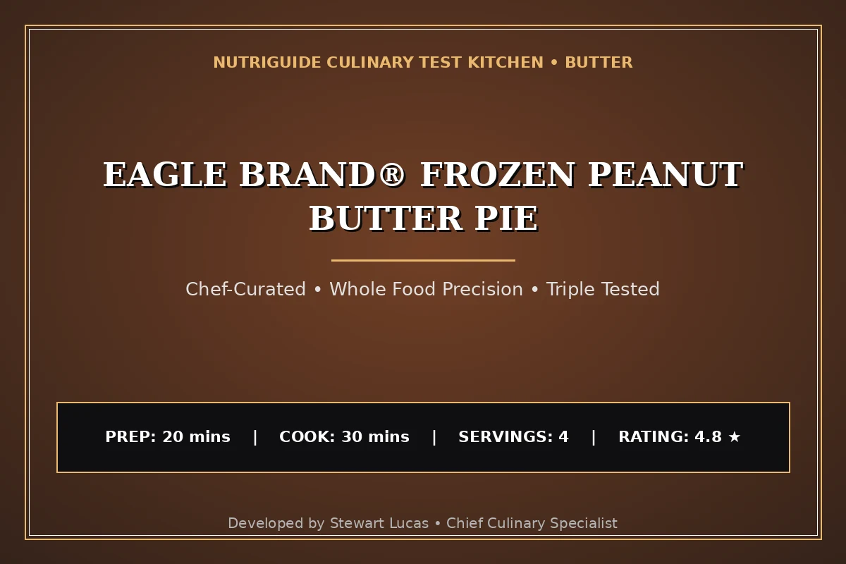 Eagle Brand® Frozen Peanut Butter Pie