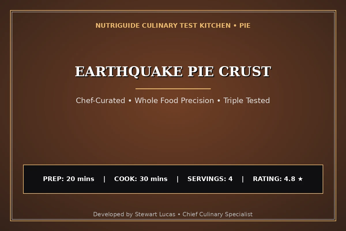 Earthquake Pie Crust