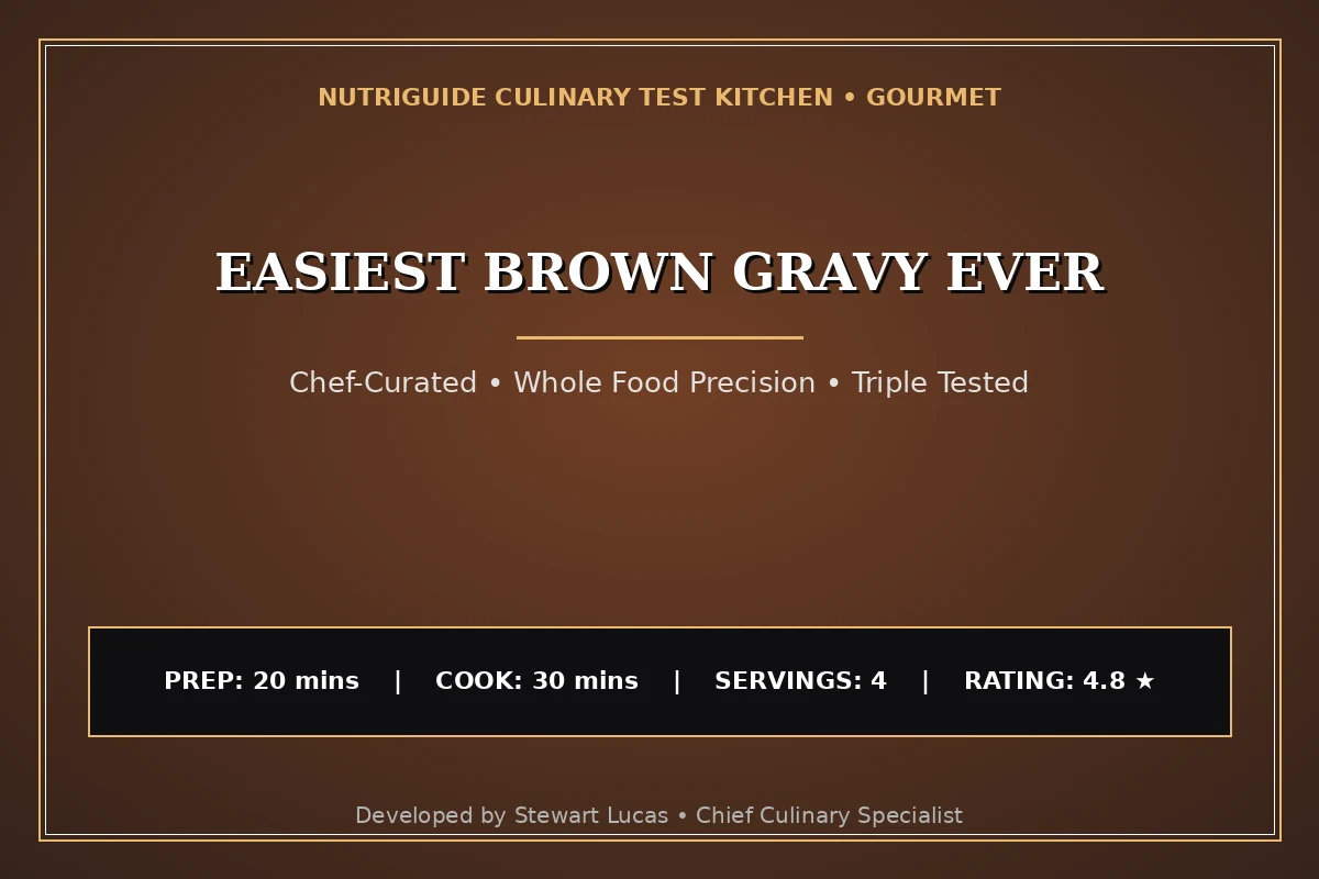 Easiest Brown Gravy Ever