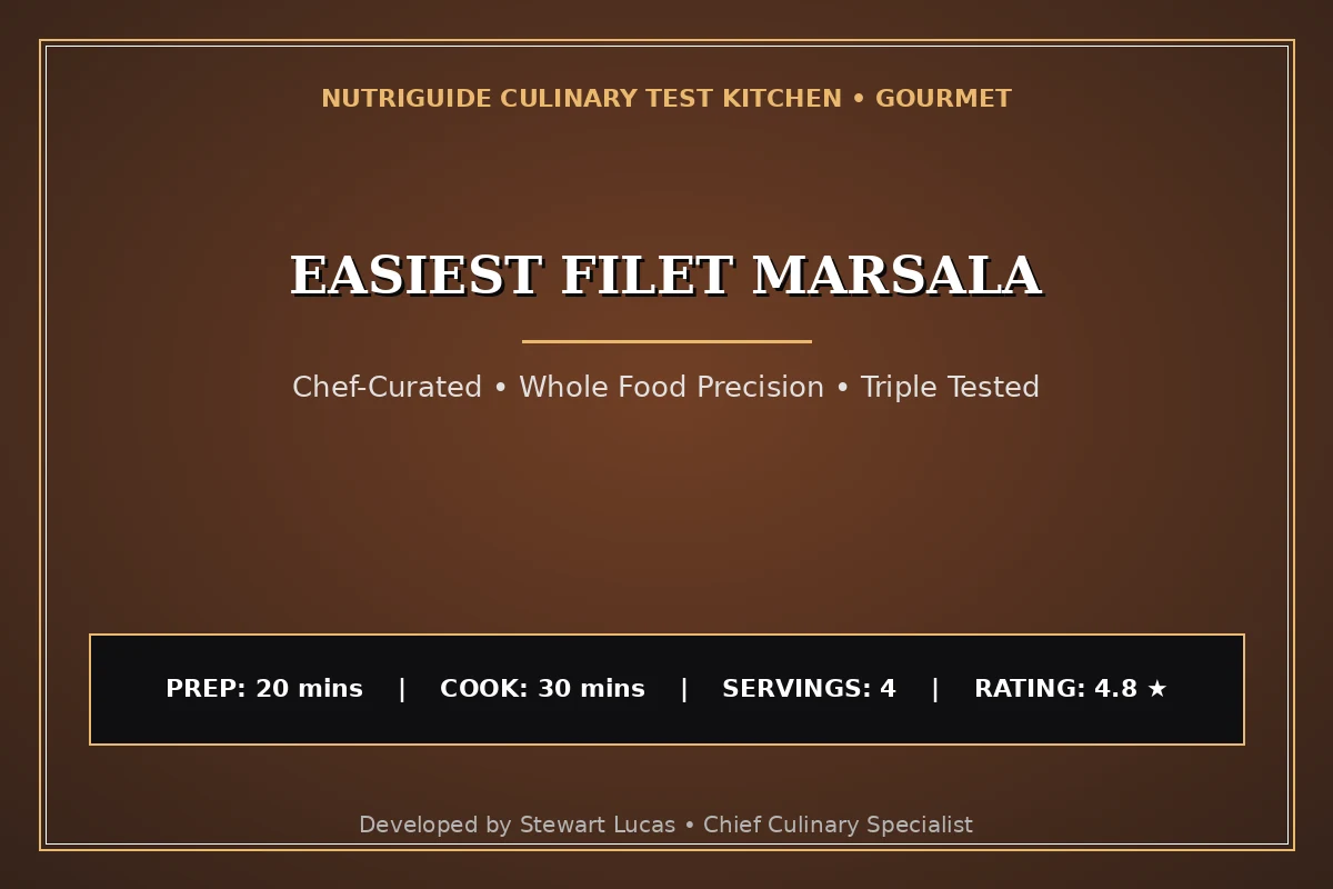 Easiest Filet Marsala