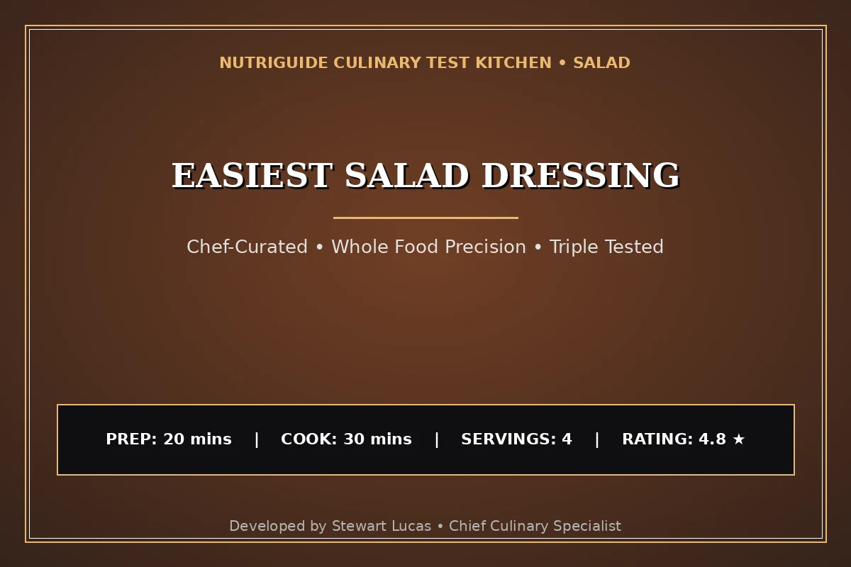 Easiest Salad Dressing