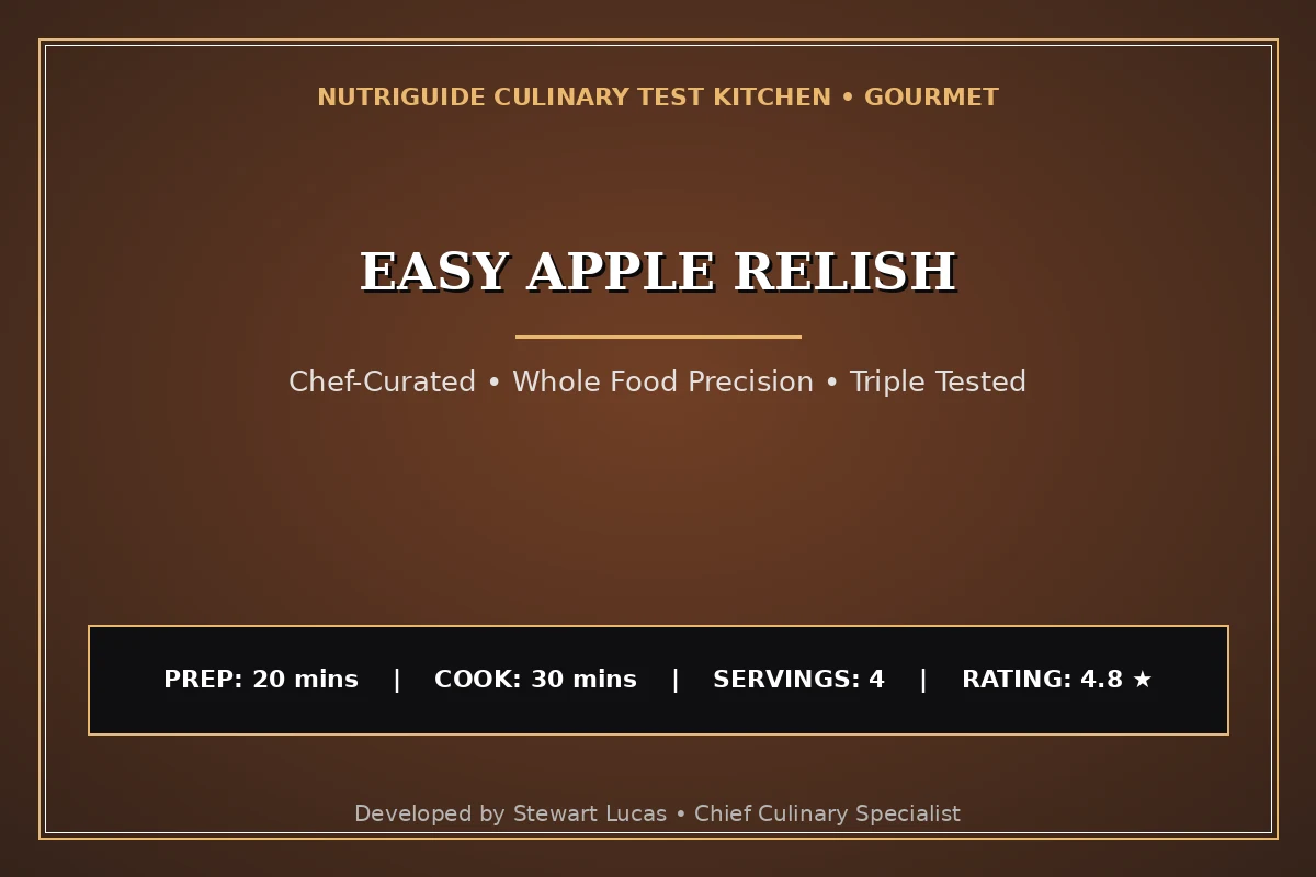 Easy Apple Relish