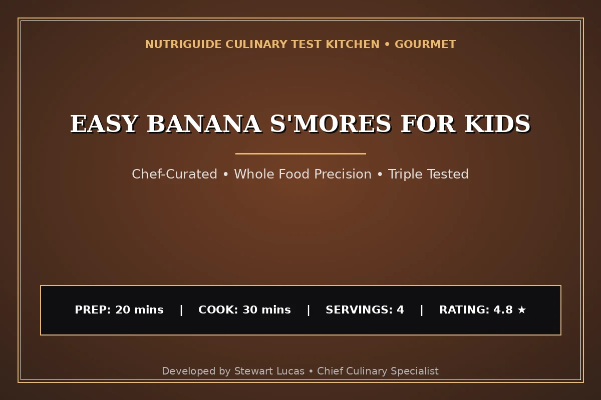 Easy Banana S'Mores For Kids