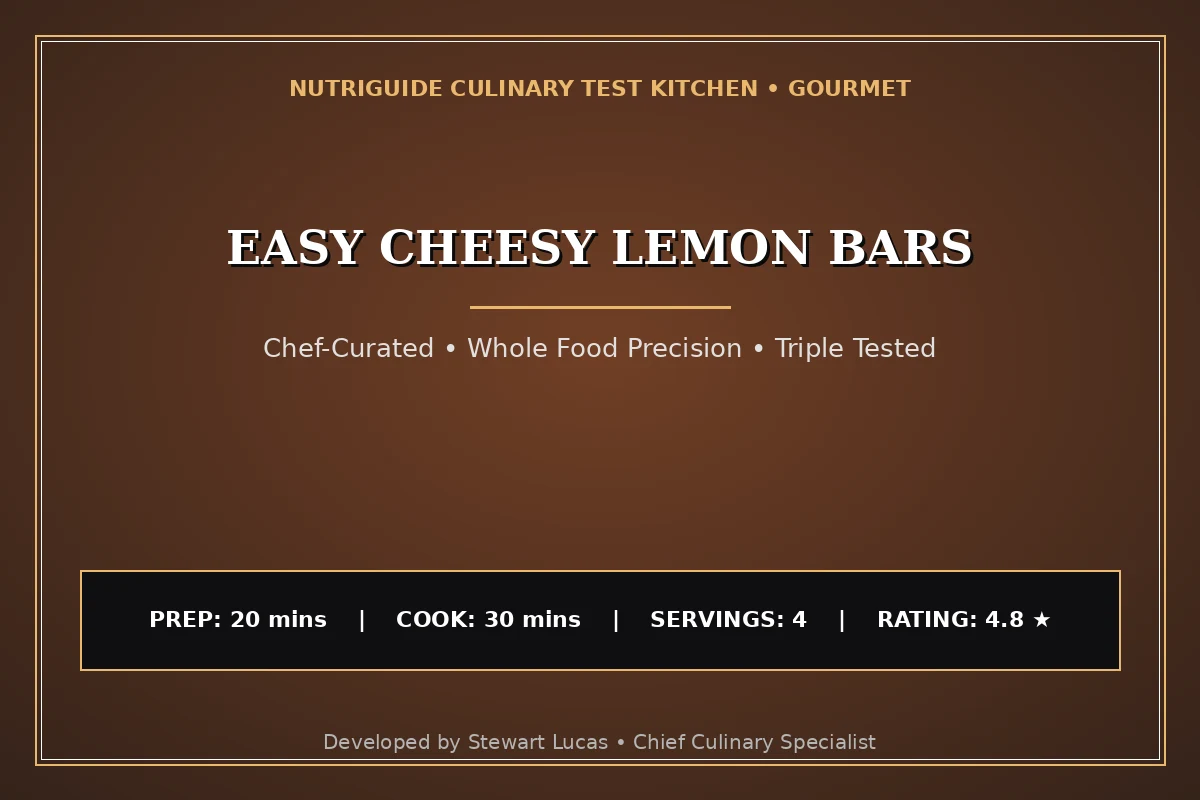 Easy Cheesy Lemon Bars