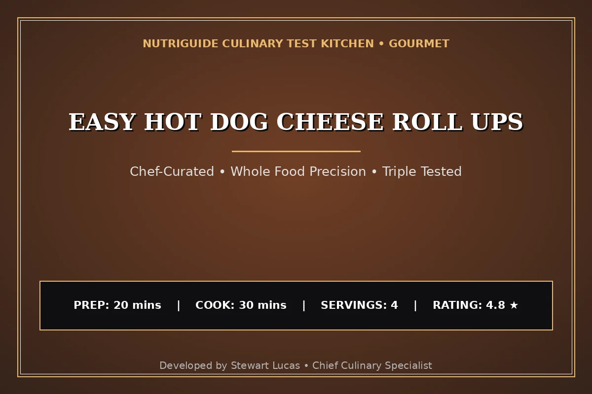 Easy Hot Dog Cheese Roll Ups
