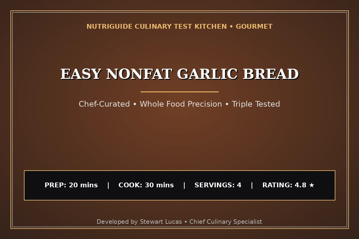 Easy Nonfat Garlic Bread