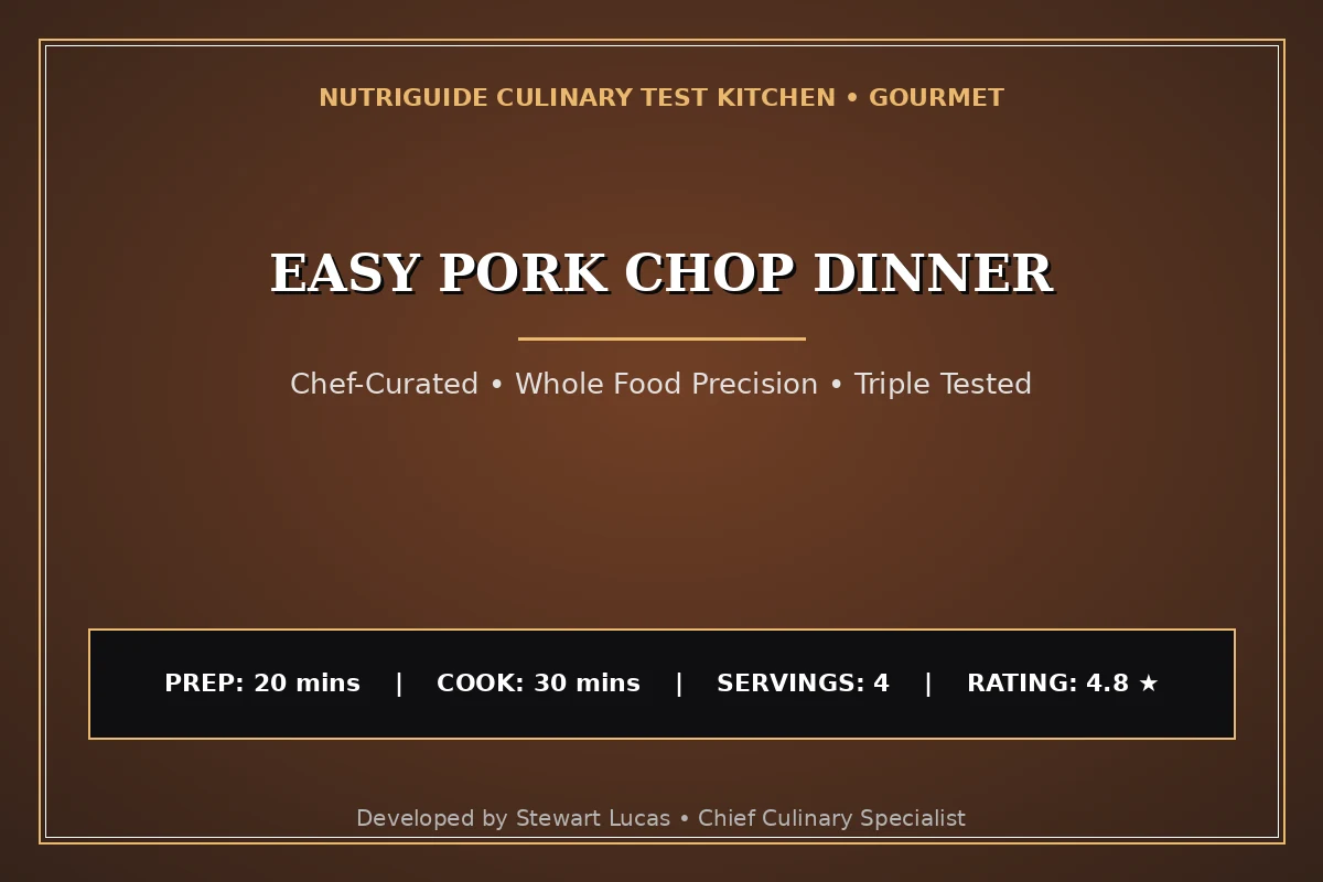 Easy Pork Chop Dinner
