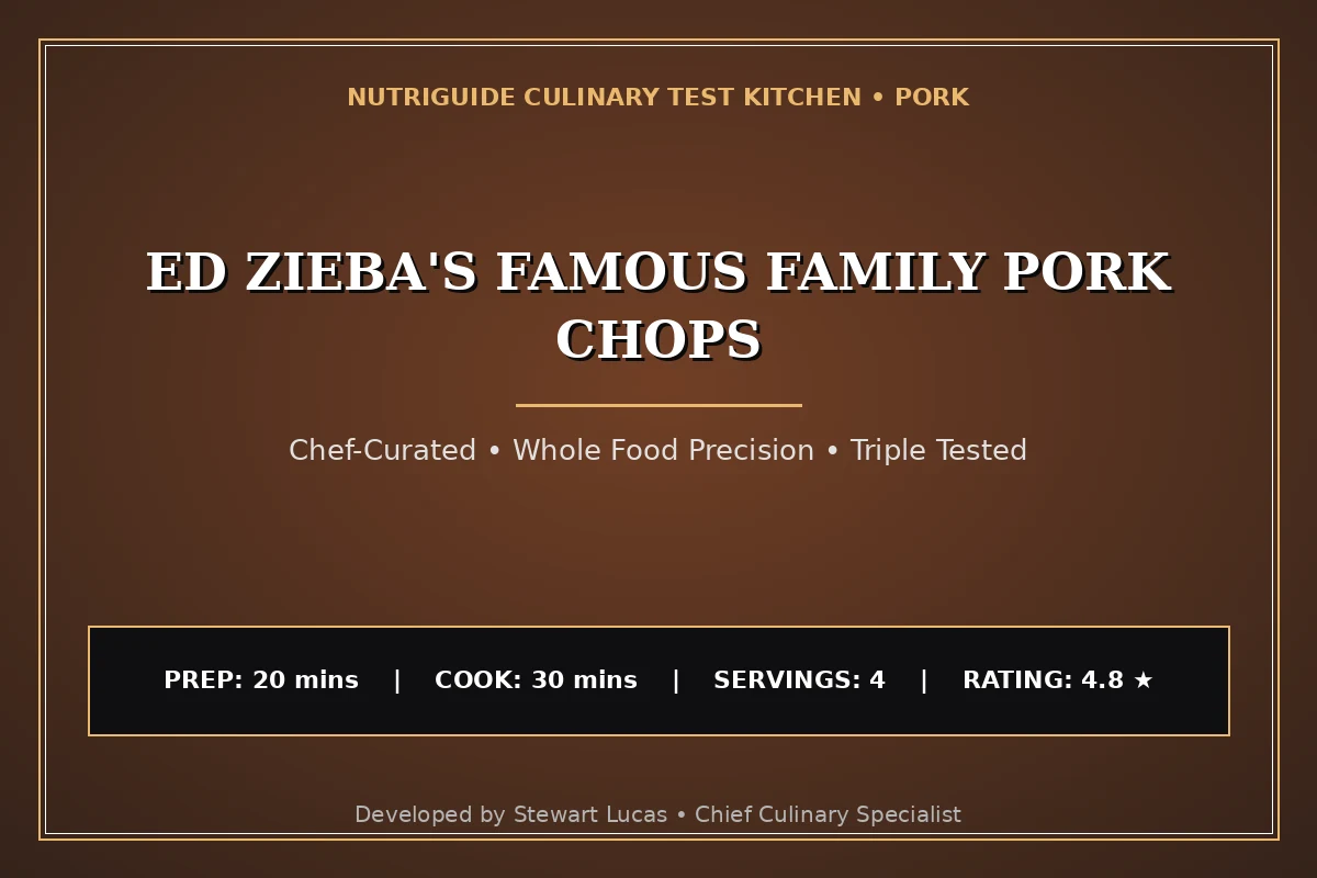 Ed Zieba'S Famous Family Pork Chops