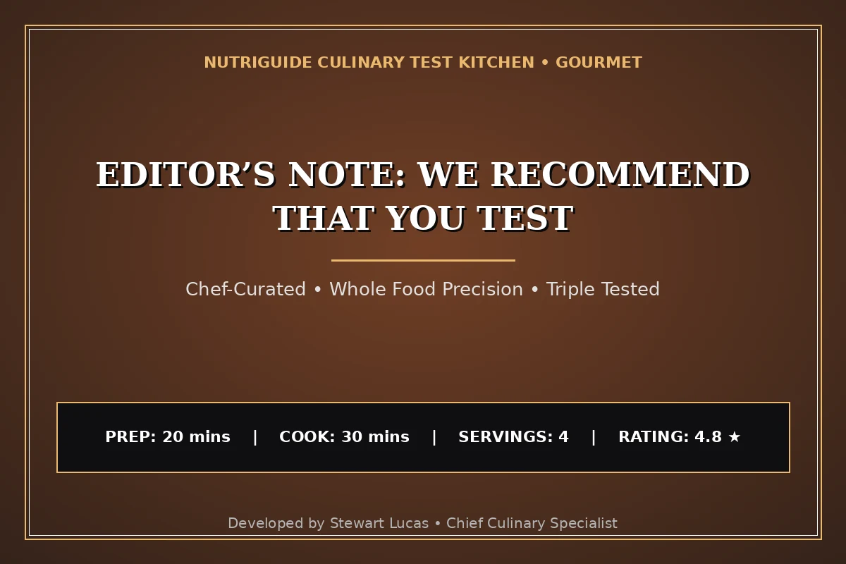 Editor’S Note: We Recommend That You Test