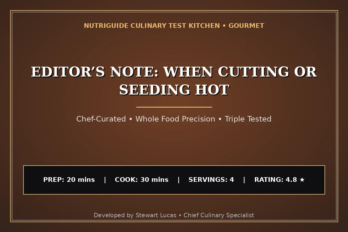 Editor’S Note: When Cutting Or Seeding Hot