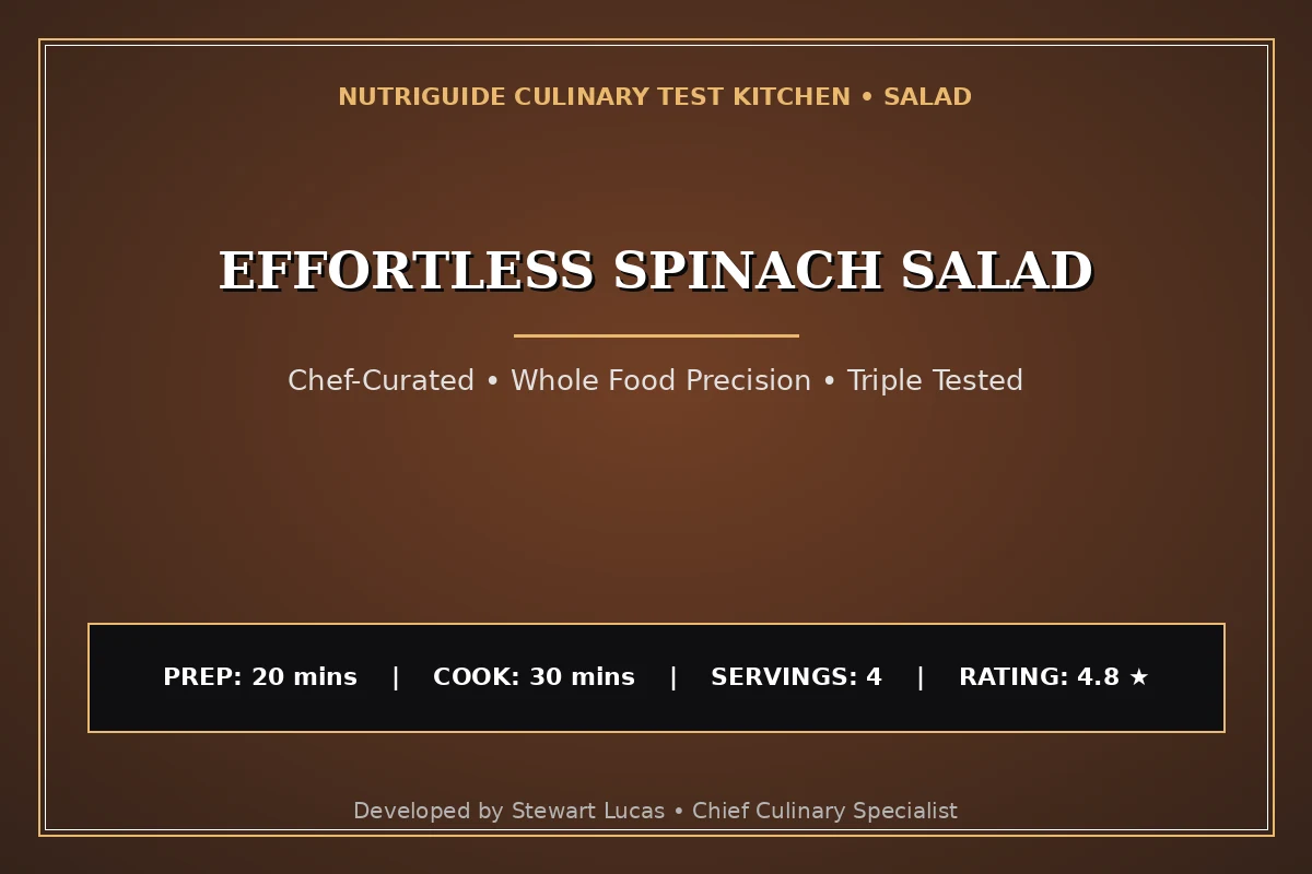 Effortless Spinach Salad