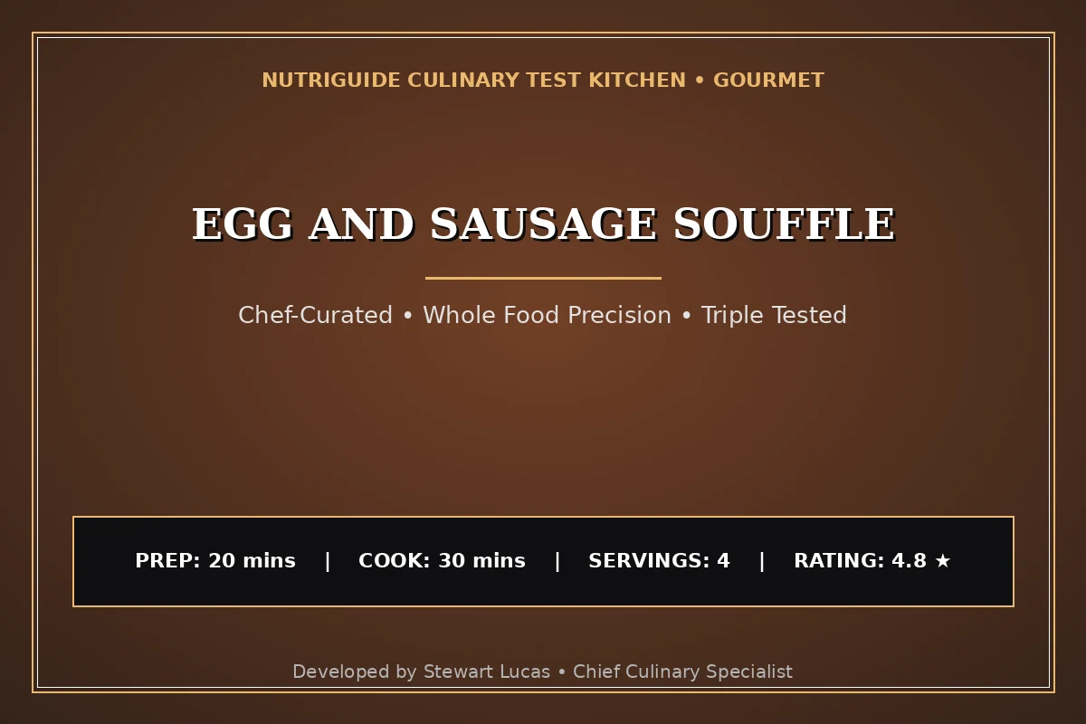 Egg And Sausage Souffle