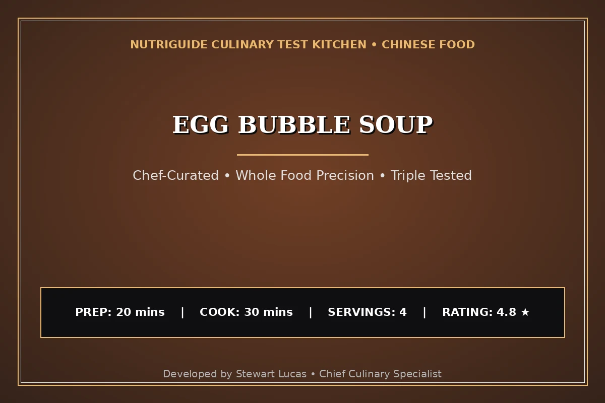 Egg Bubble Soup