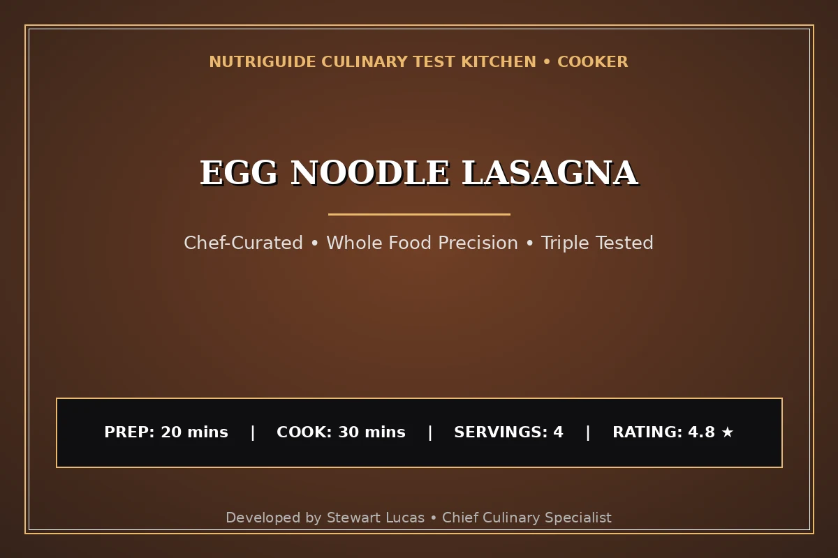 Egg Noodle Lasagna