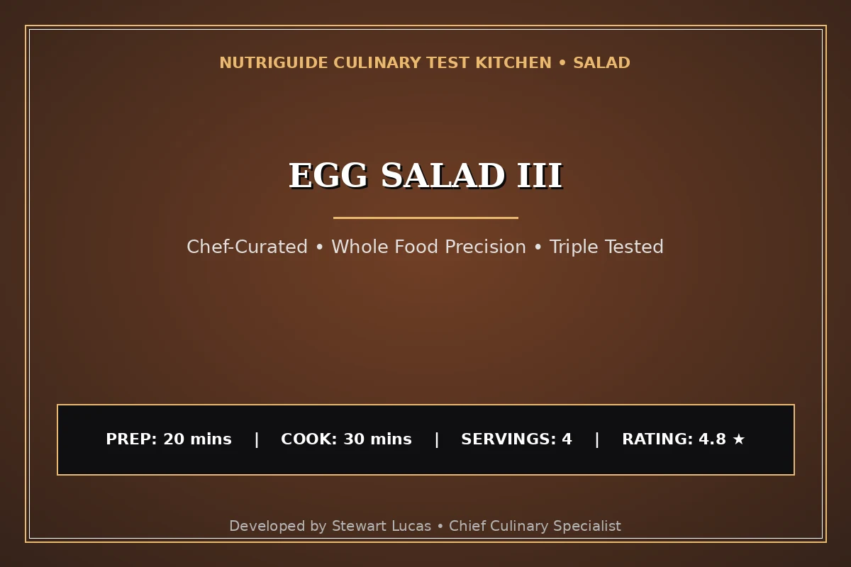 Egg Salad Iii