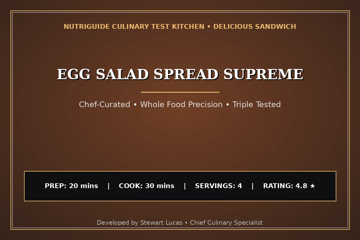 Egg Salad Spread Supreme